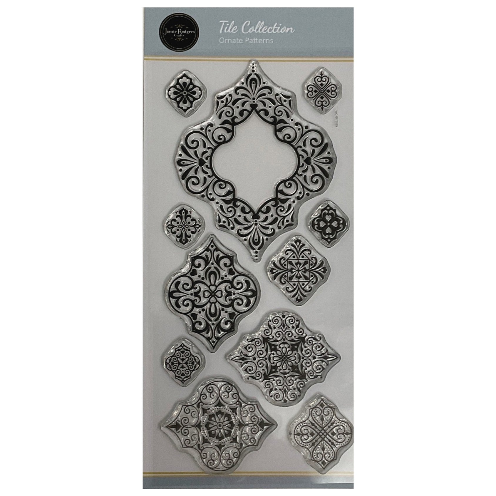 Jamie Rodgers Crafts - Ornate Patterns DL Clear Stamp Set