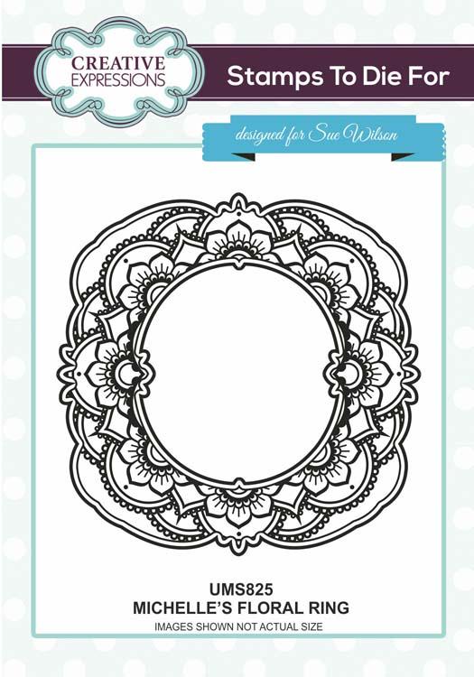 Creative Expressions Michelle's Floral Ring  Stamp