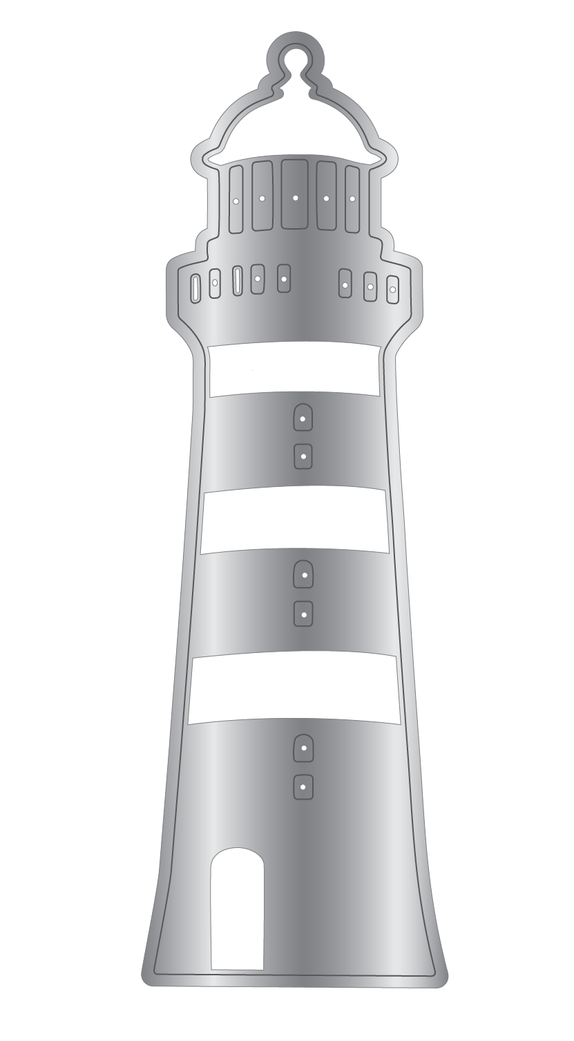 Crafter’s Companion Coastal Collection Metal Die Set - The Lighthouse 