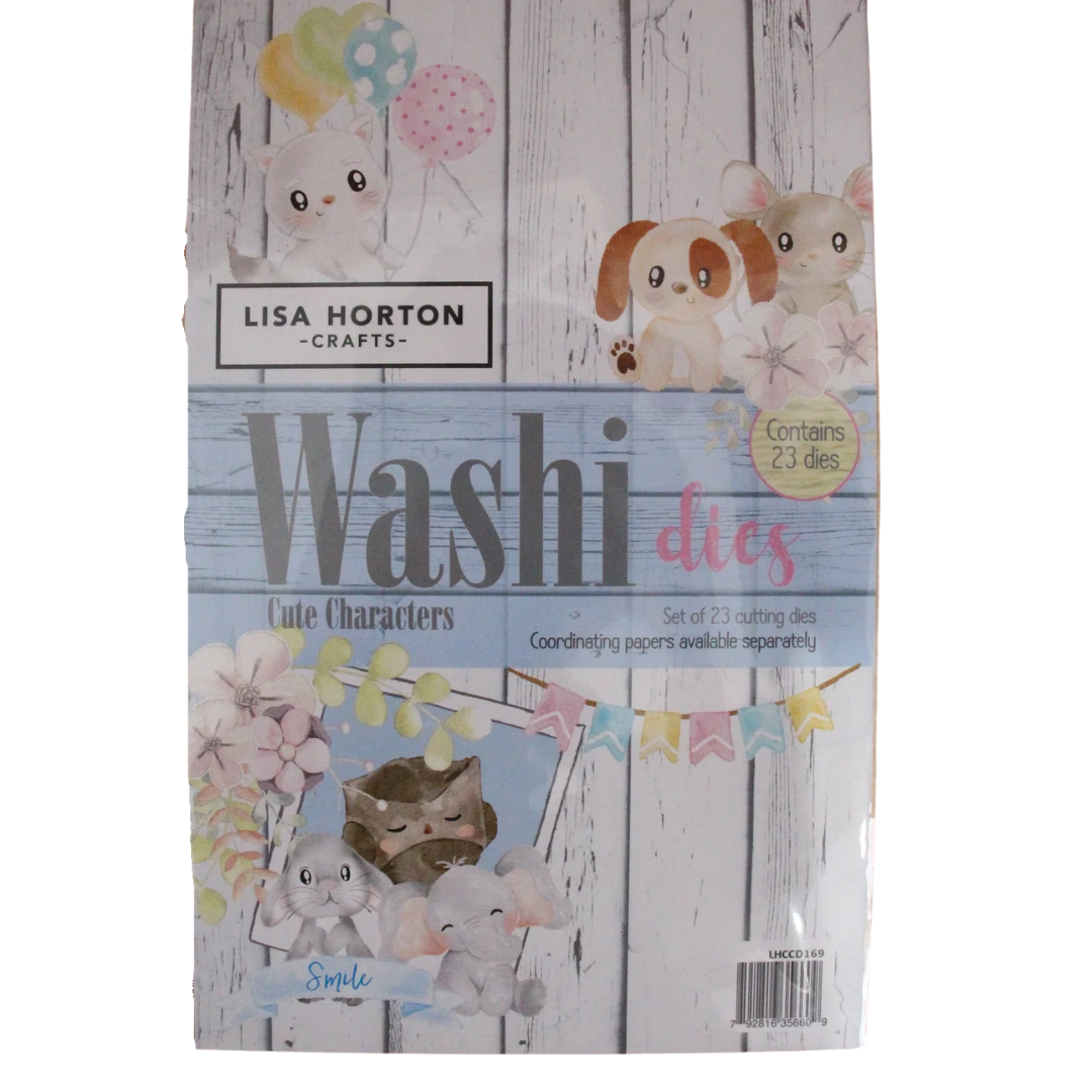 Washi Dies - Cute Characters (23 Different Dies)