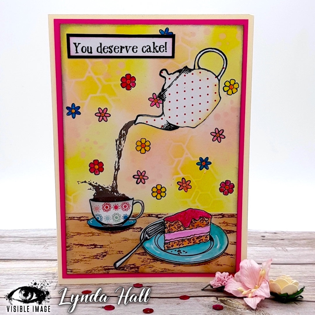 Visible Image Afternoon Tea Stamp Set - A6 stamp set