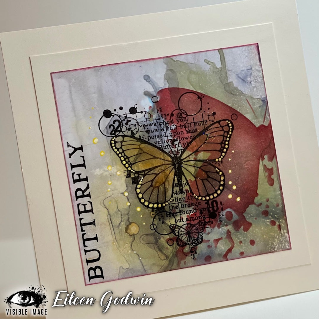 Visible Image Antisocial Butterfly - A6 Stamp Set