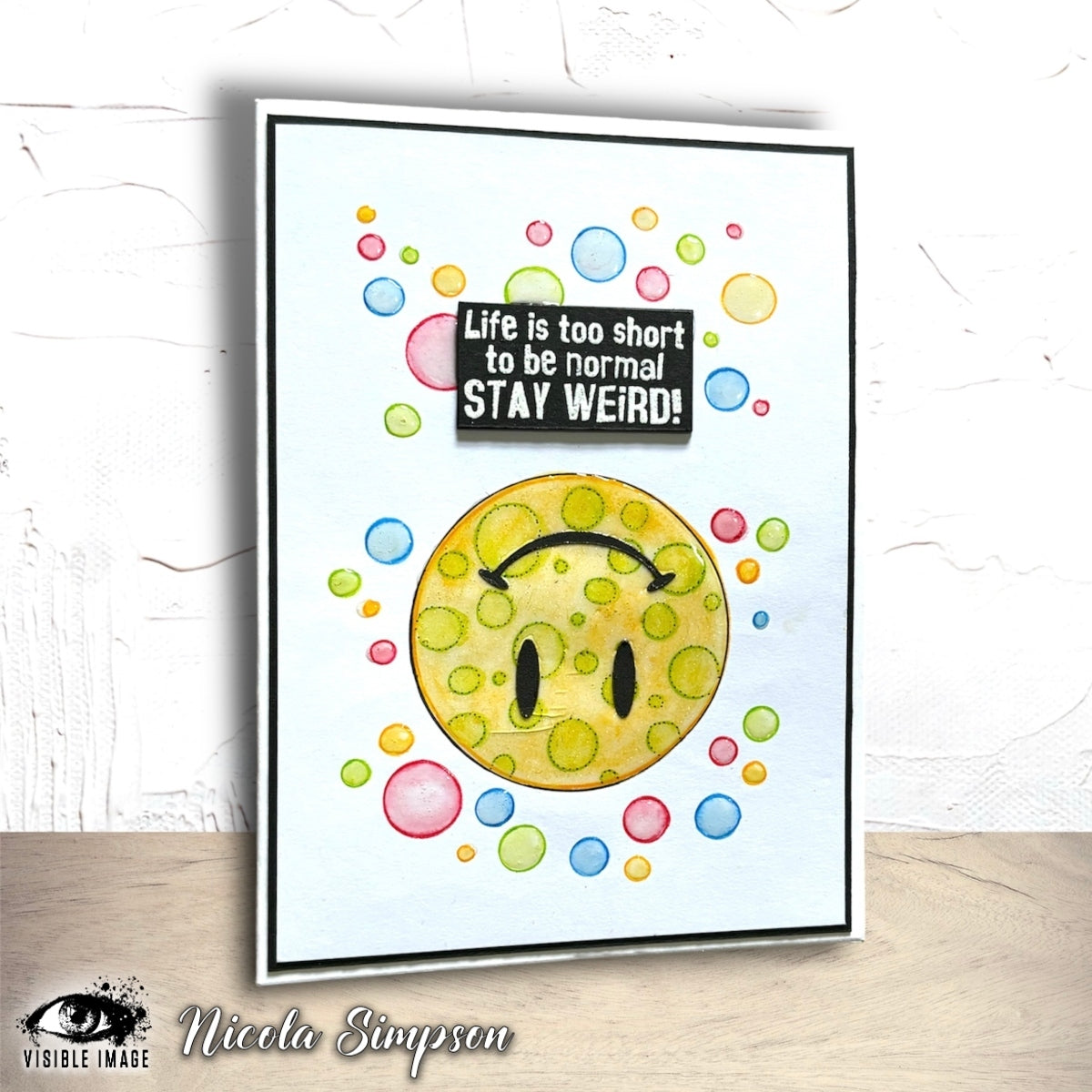 Visible Image Art Spheres #1 Stencil - 6 x 6