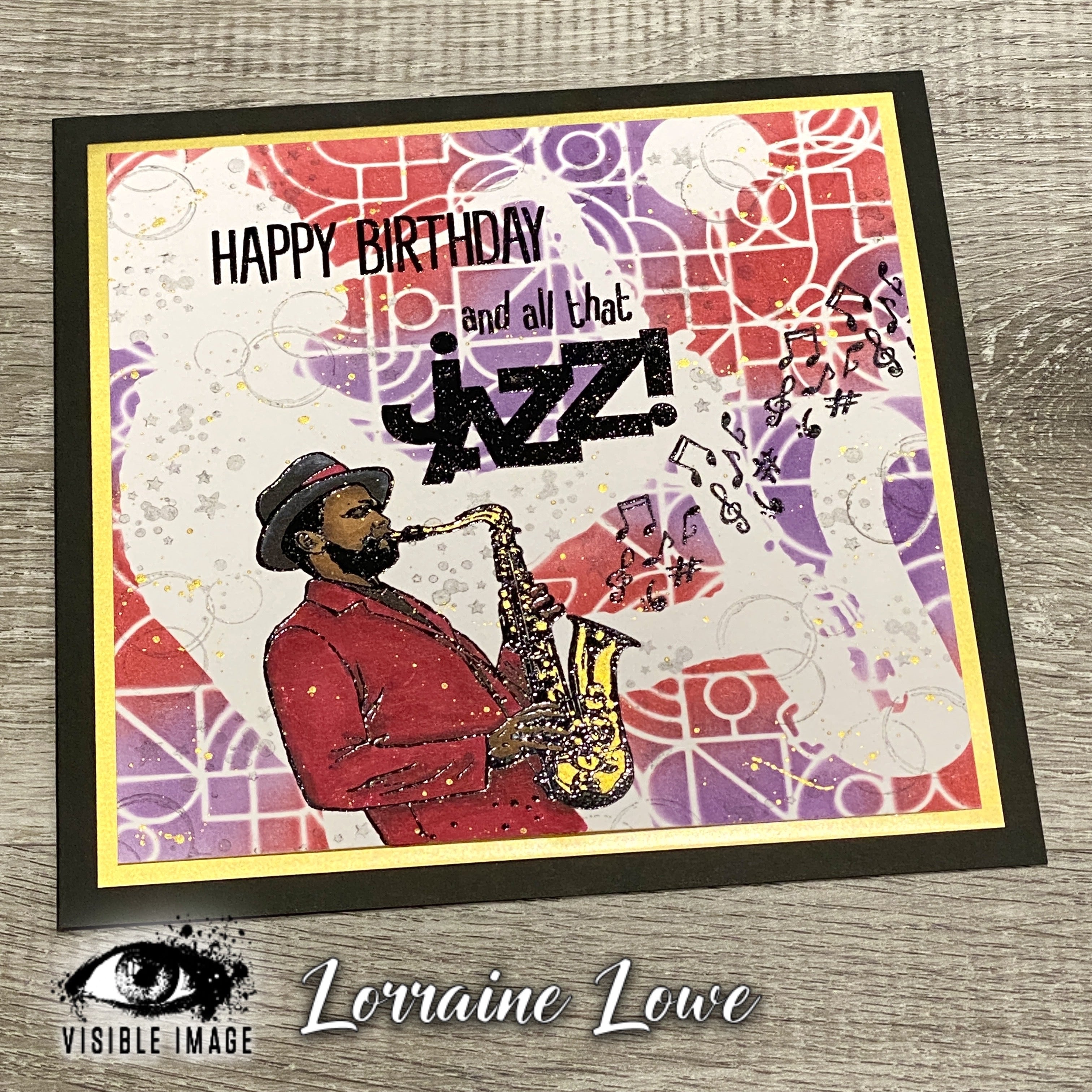 Visible Image All That Jazz 4 in x 6 in Stamp Set