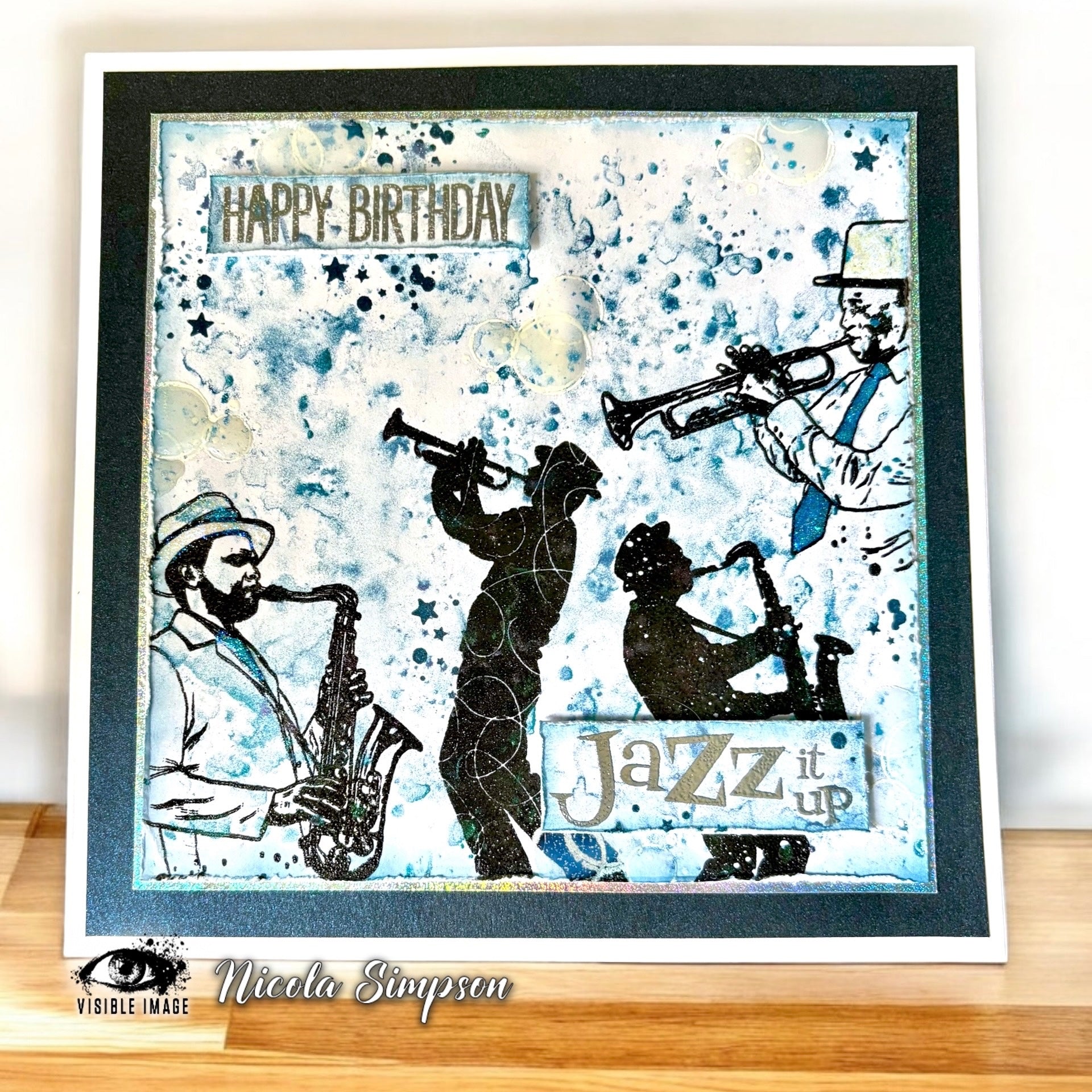 Visible Image All That Jazz 4 in x 6 in Stamp Set