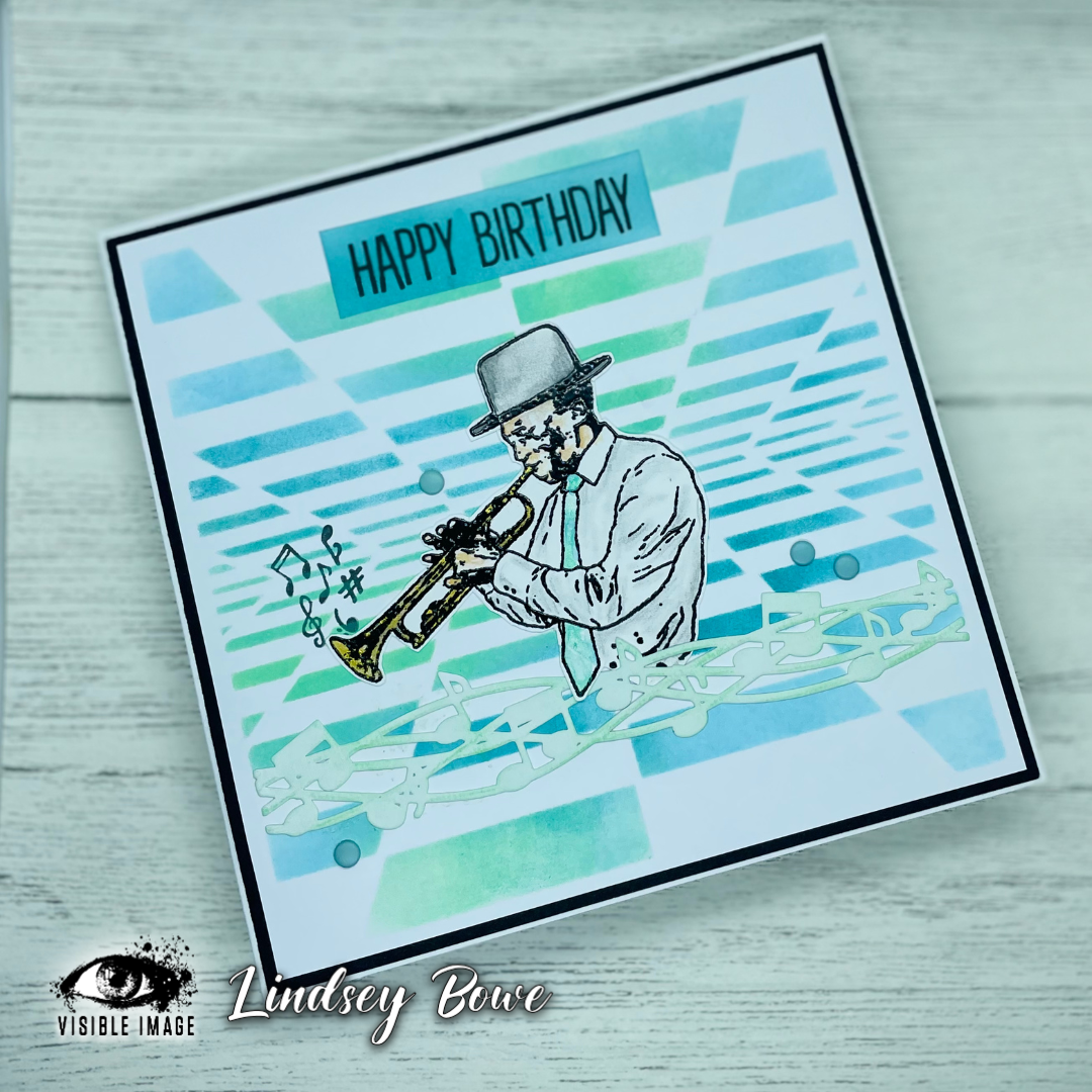 Visible Image All That Jazz 4 in x 6 in Stamp Set