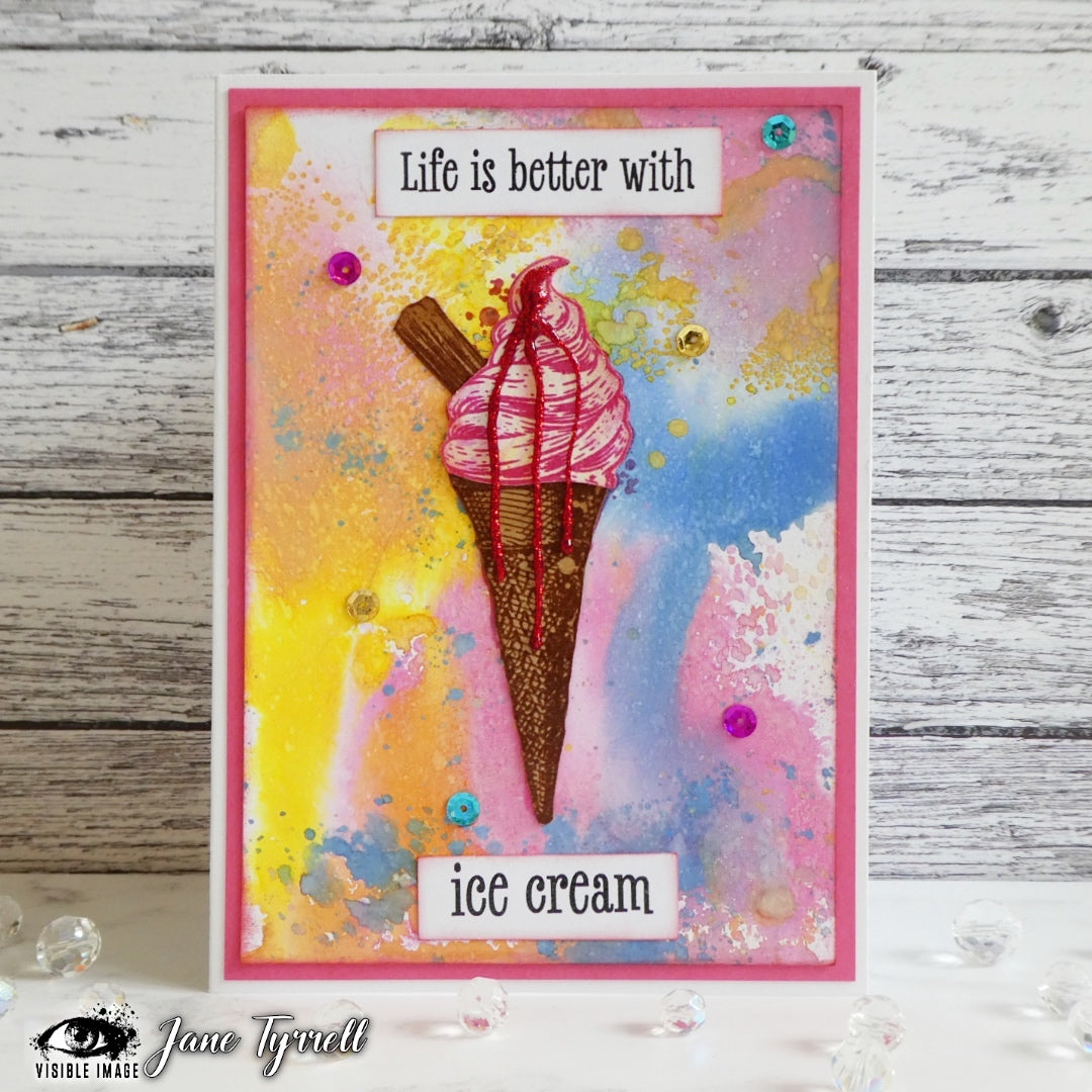 Visible Image Better With Ice Cream - A6 Stamp Set