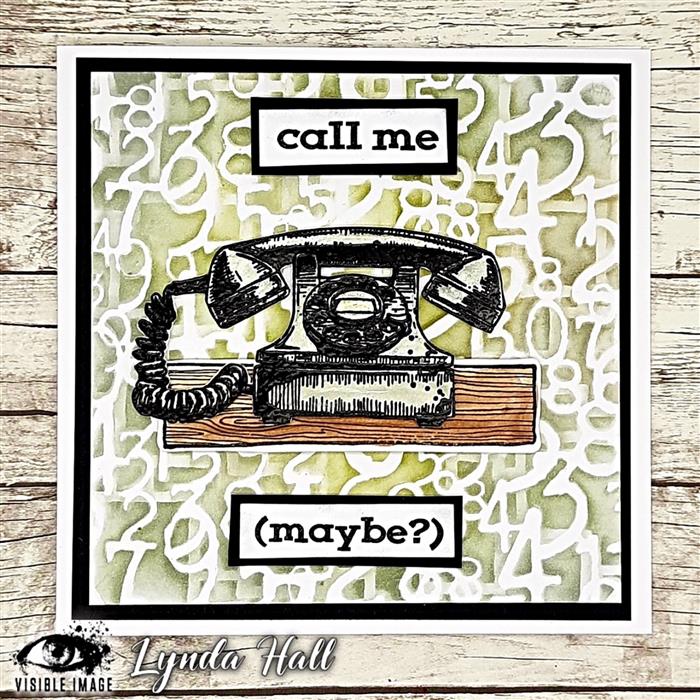 Visible Image Call Me Maybe - A7 Stamp Set