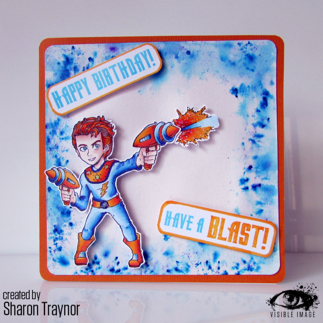 Visible Image Captain Awesome - A6 Stamp Set