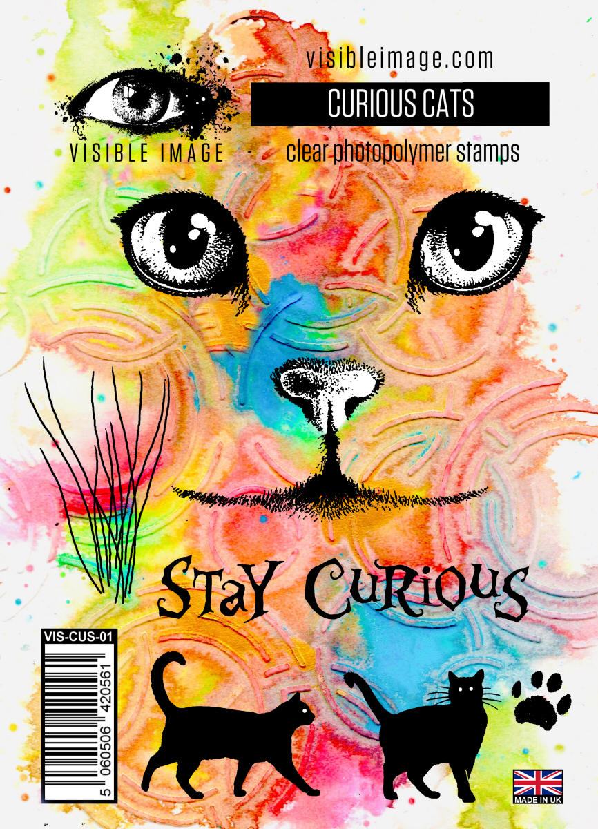 Visible Image Curious Cats - A6 Stamp Set