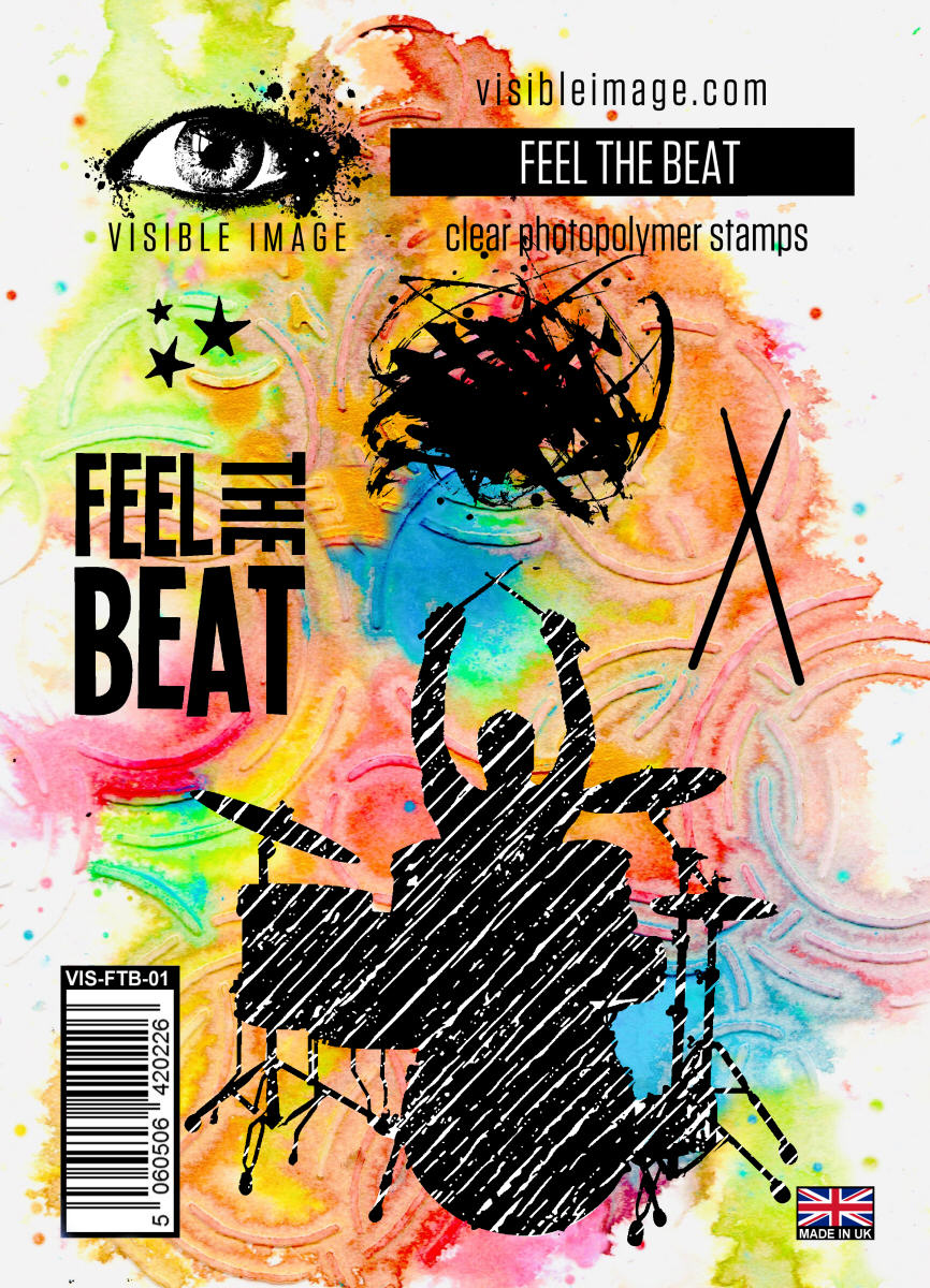 Visible Image Feel The Beat - A6 Stamp Set