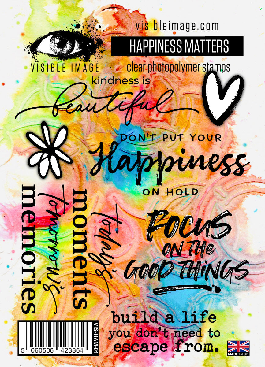 Visible Image Happiness Matters - A6 Stamp Set