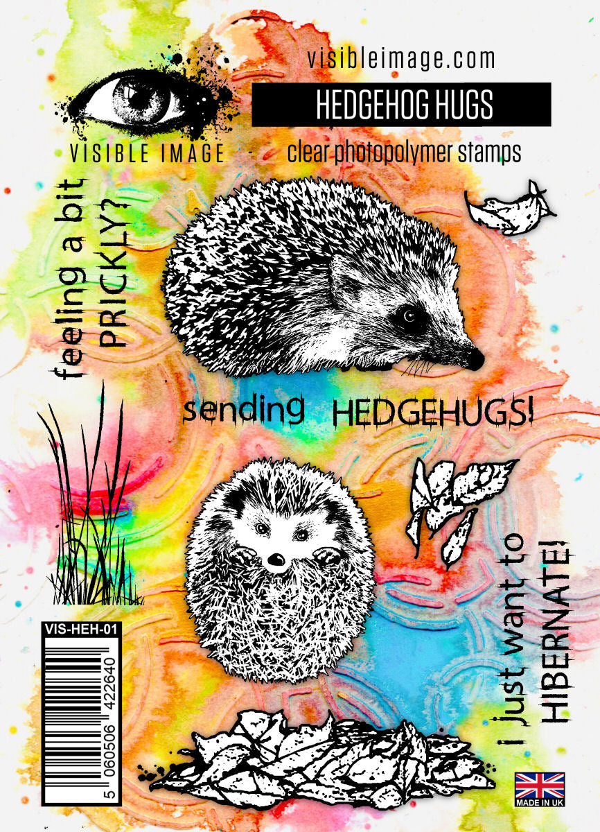 Visible Image Hedgehog Hugs - A6 Stamp Set