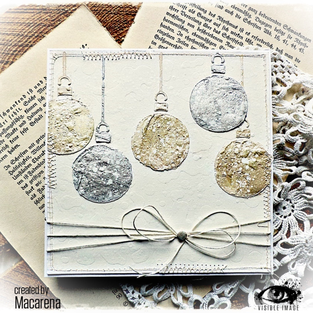 Visible Image Iconic Christmas Stencil - 6 x 6