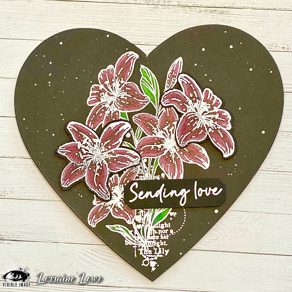 Visible Image Lilies With Love - A6 Stamp Set