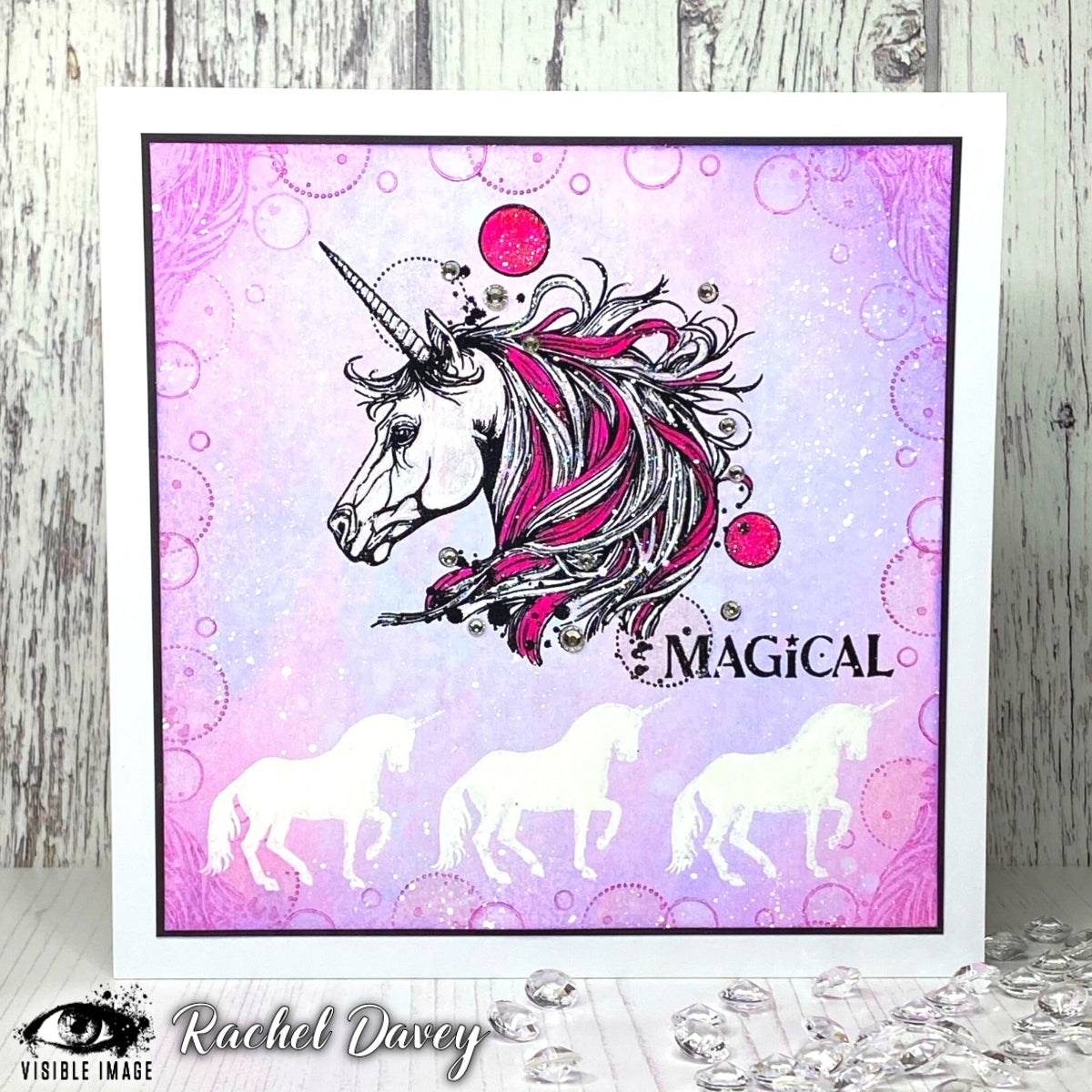 Visible Image Magical Unicorn - A6 Stamp Set