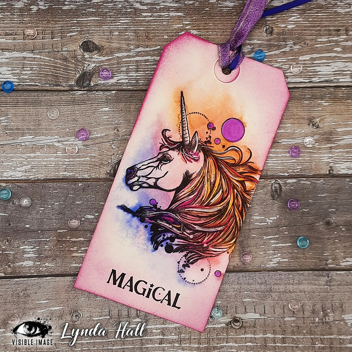 Visible Image Magical Unicorn - A6 Stamp Set