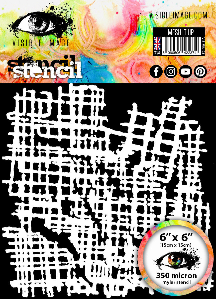 Visible Image Mesh it Up Stencil - 6 x 6