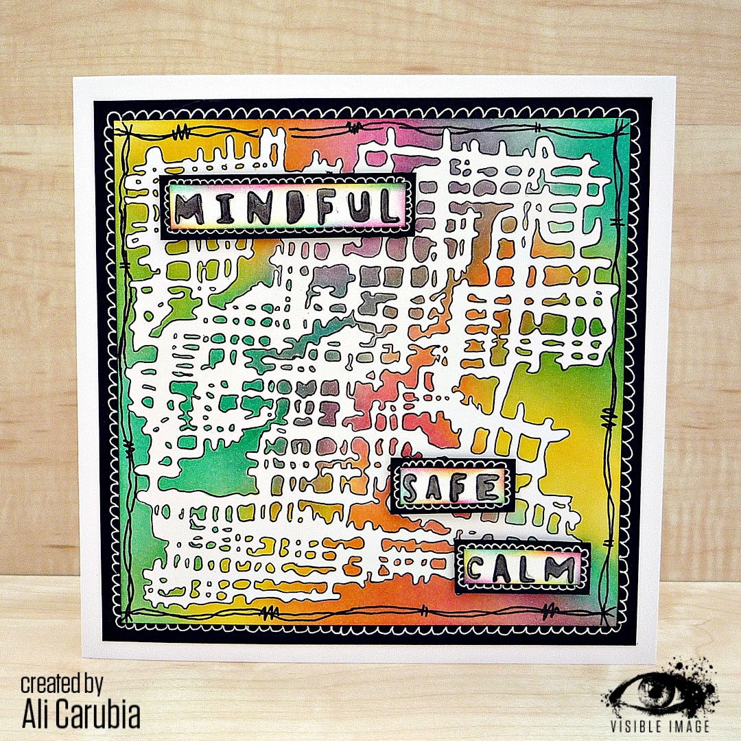 Visible Image Mesh it Up Stencil - 6 x 6