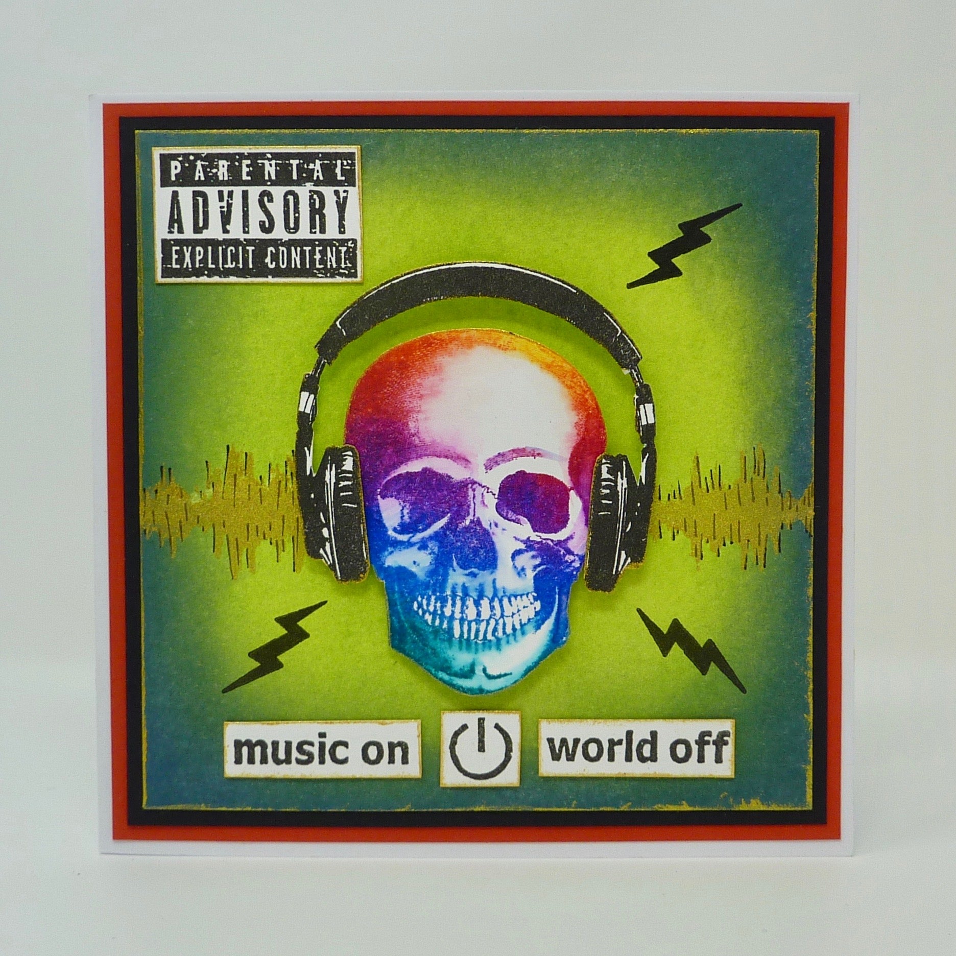 Visible Image Music On World Off - A6 Stamp Set