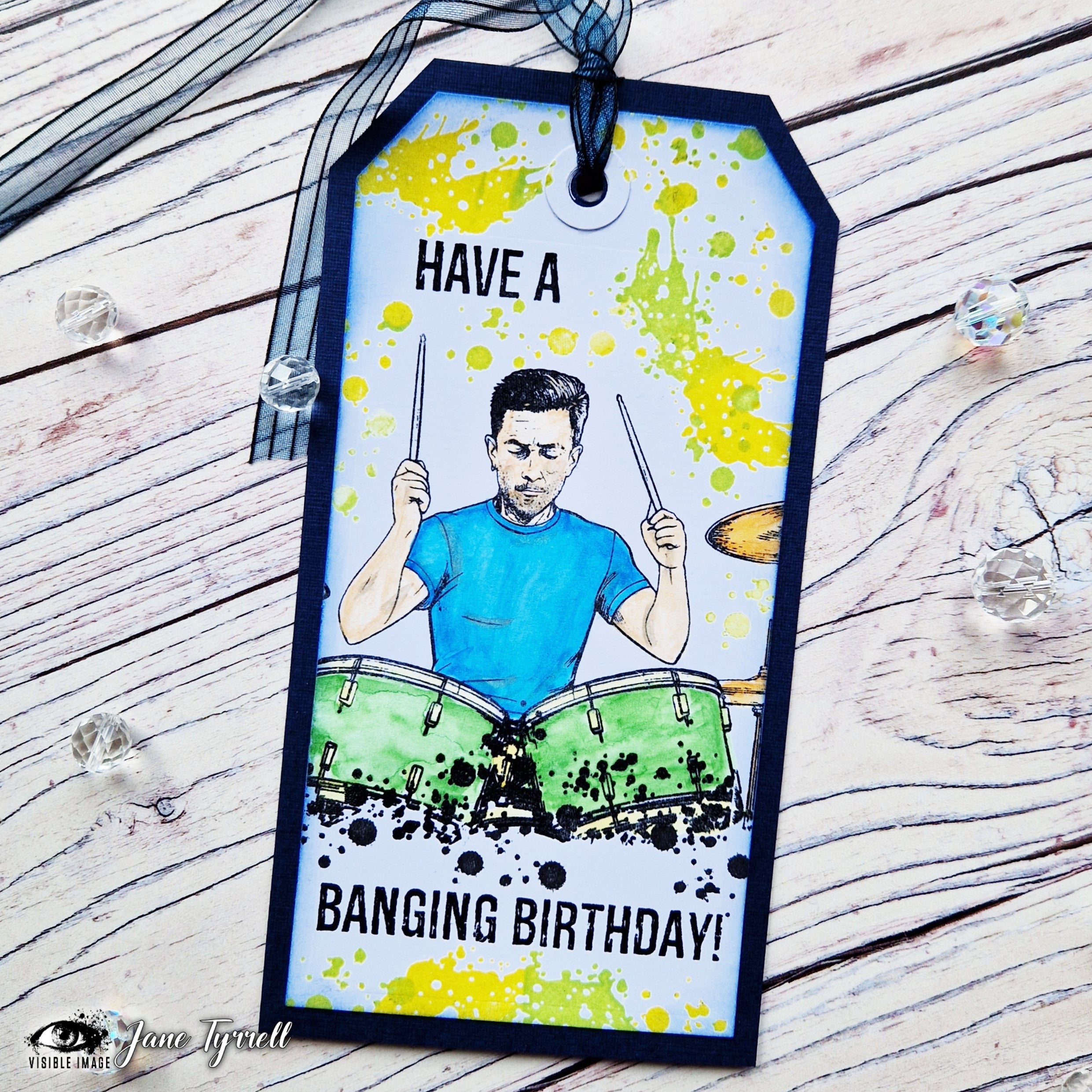 Visible Image Make Some Noise 4 in x 6 in Stamp Set