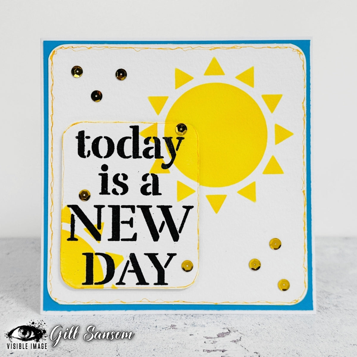 Visible Image New Day Stencil - 4 x 4