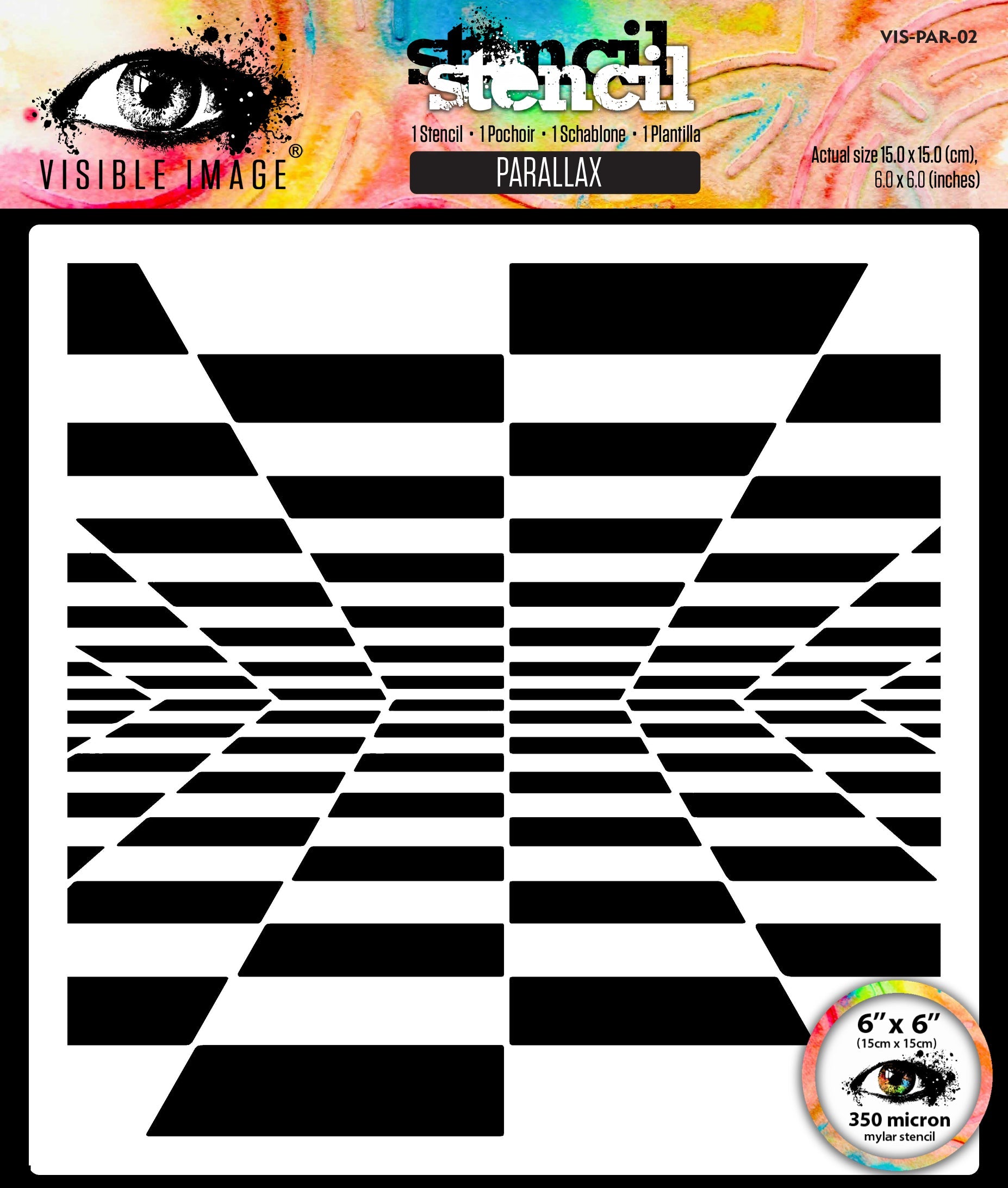 Visible Image Parallax 6 in x 6 in Stencil