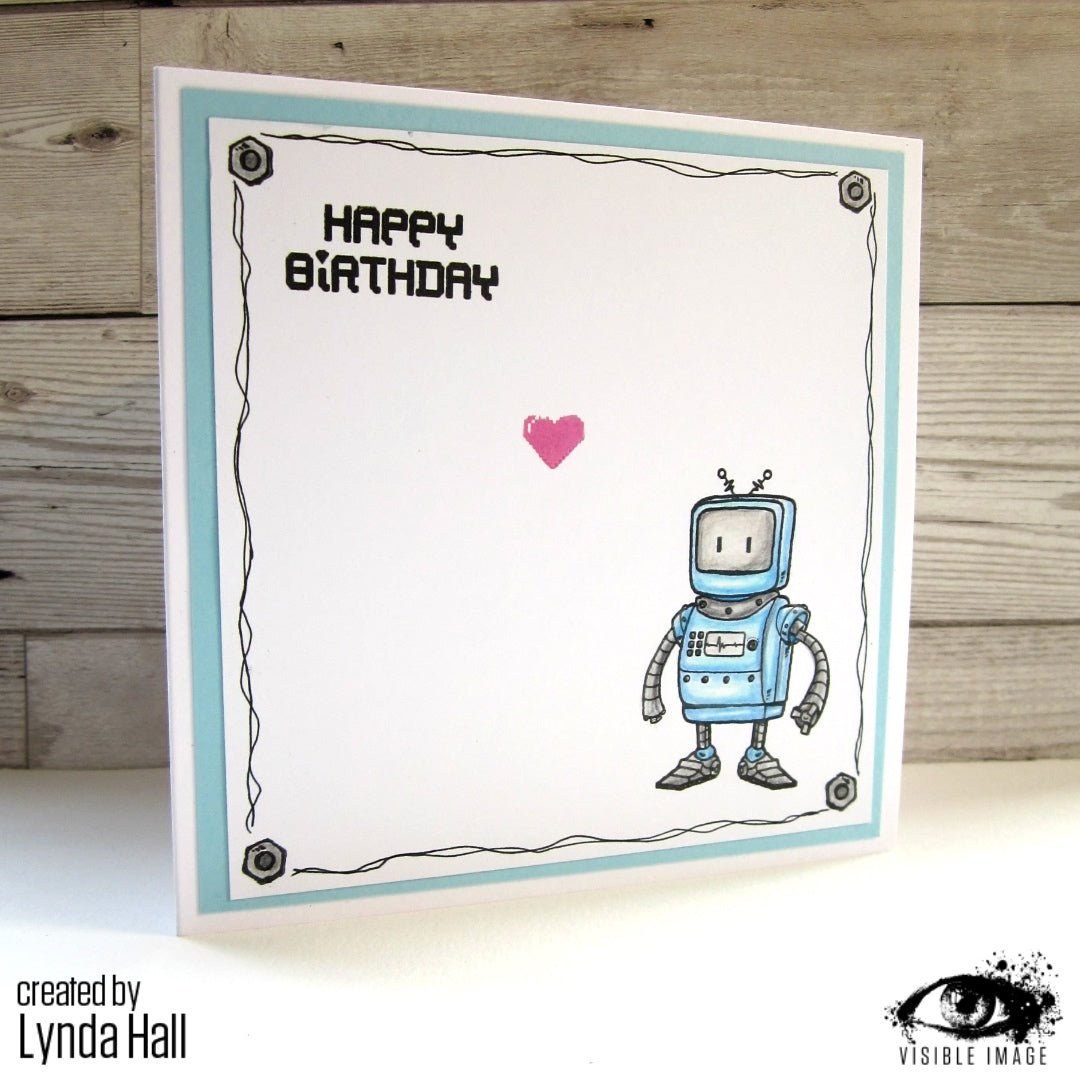 Visible Image Robot Data - A6 Stamp Set