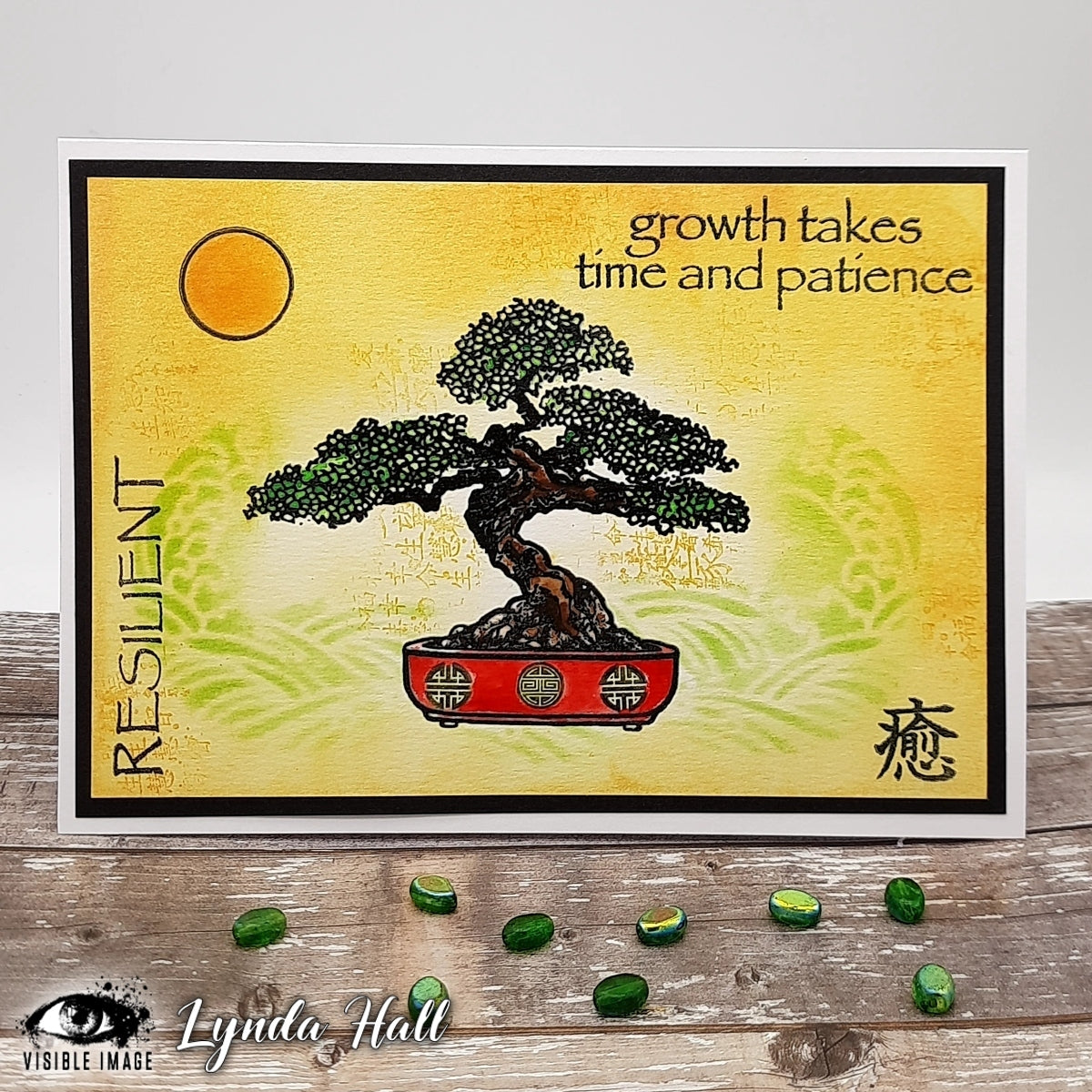 Visible Image Resilient Bonsai - A6 Stamp Set