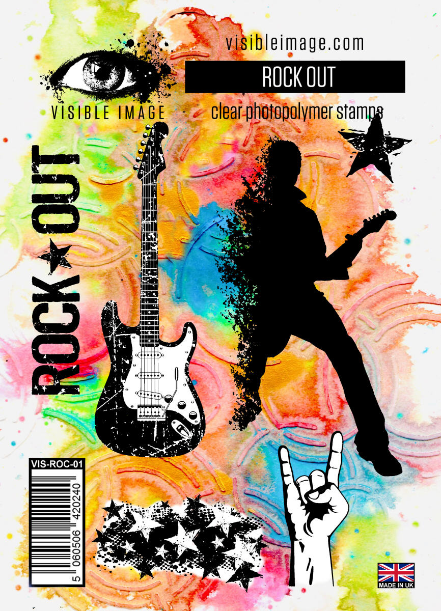 Visible Image Rock Out - A6 Stamp Set