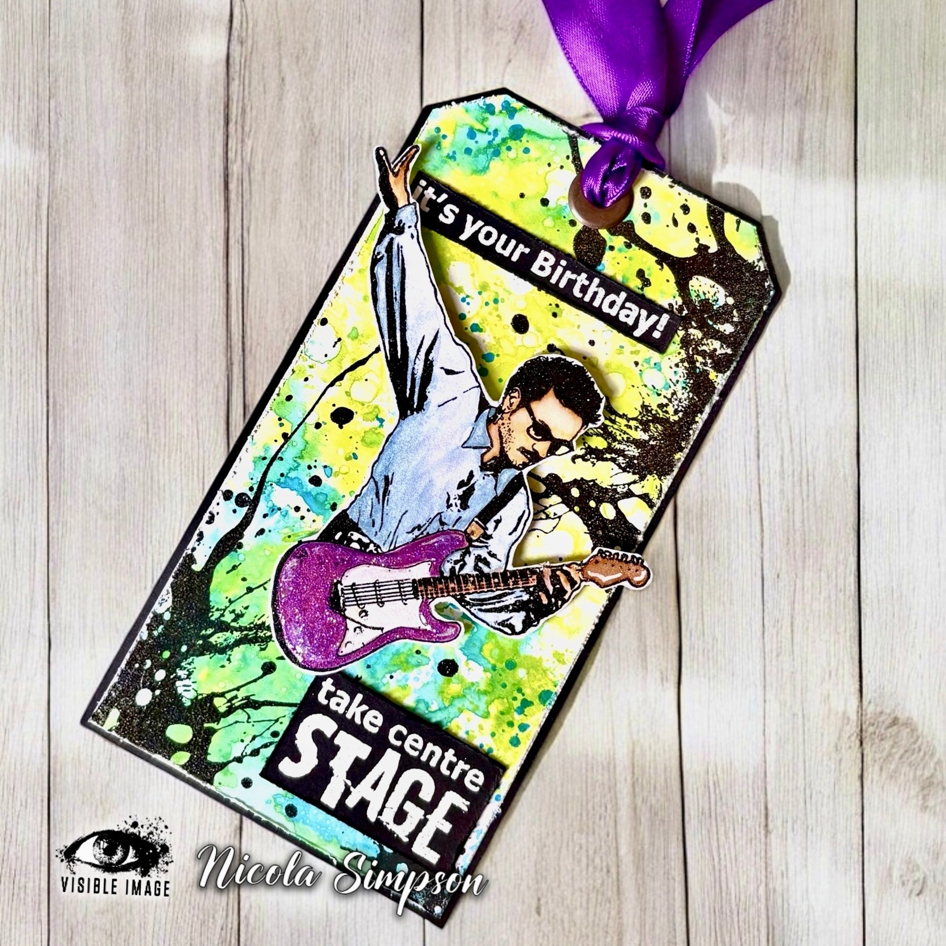 Visible Image Rock Star 4 in x 6 in Stamp Set