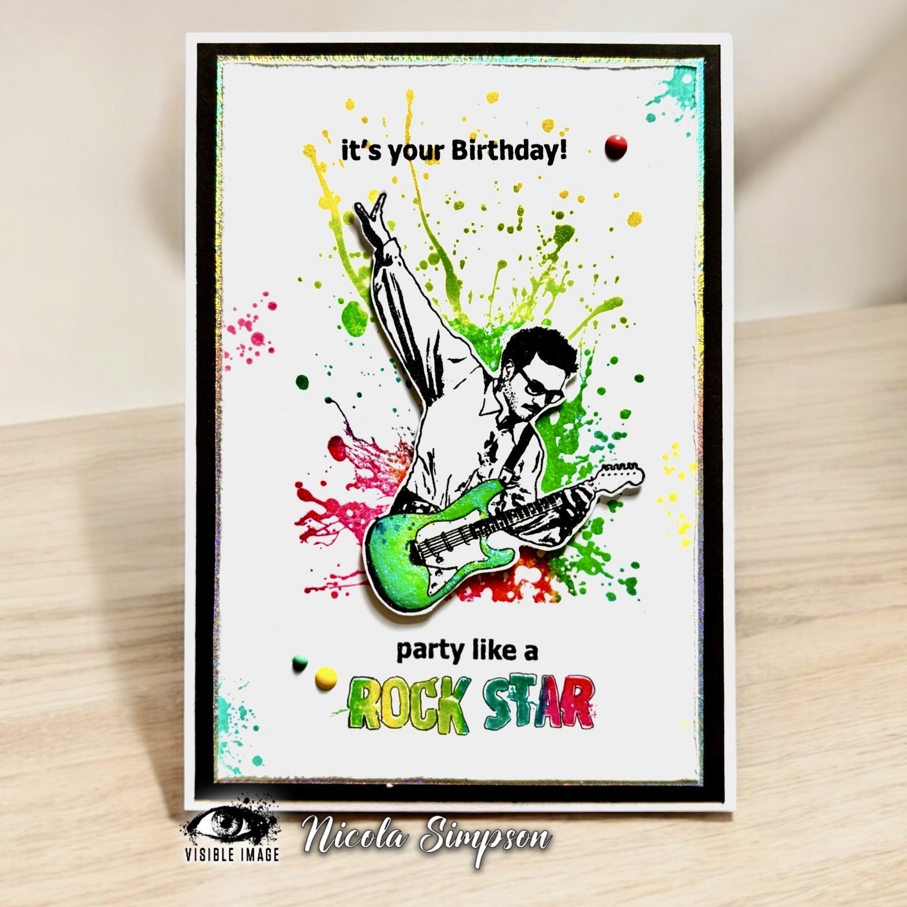 Visible Image Rock Star 4 in x 6 in Stamp Set
