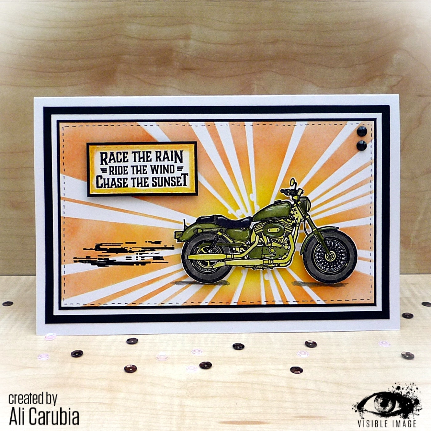 Visible Image Ride The Wind - A6 Stamp Set