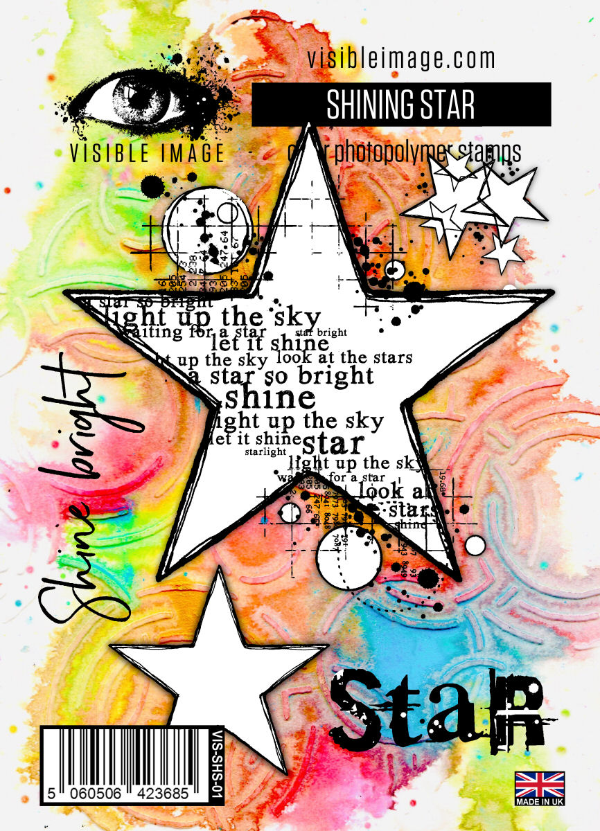 Visible Image Shining Star - A6 Stamp Set