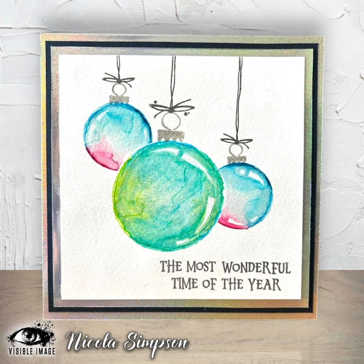 Visible Image Sketched Baubles - A6 Stamp Set