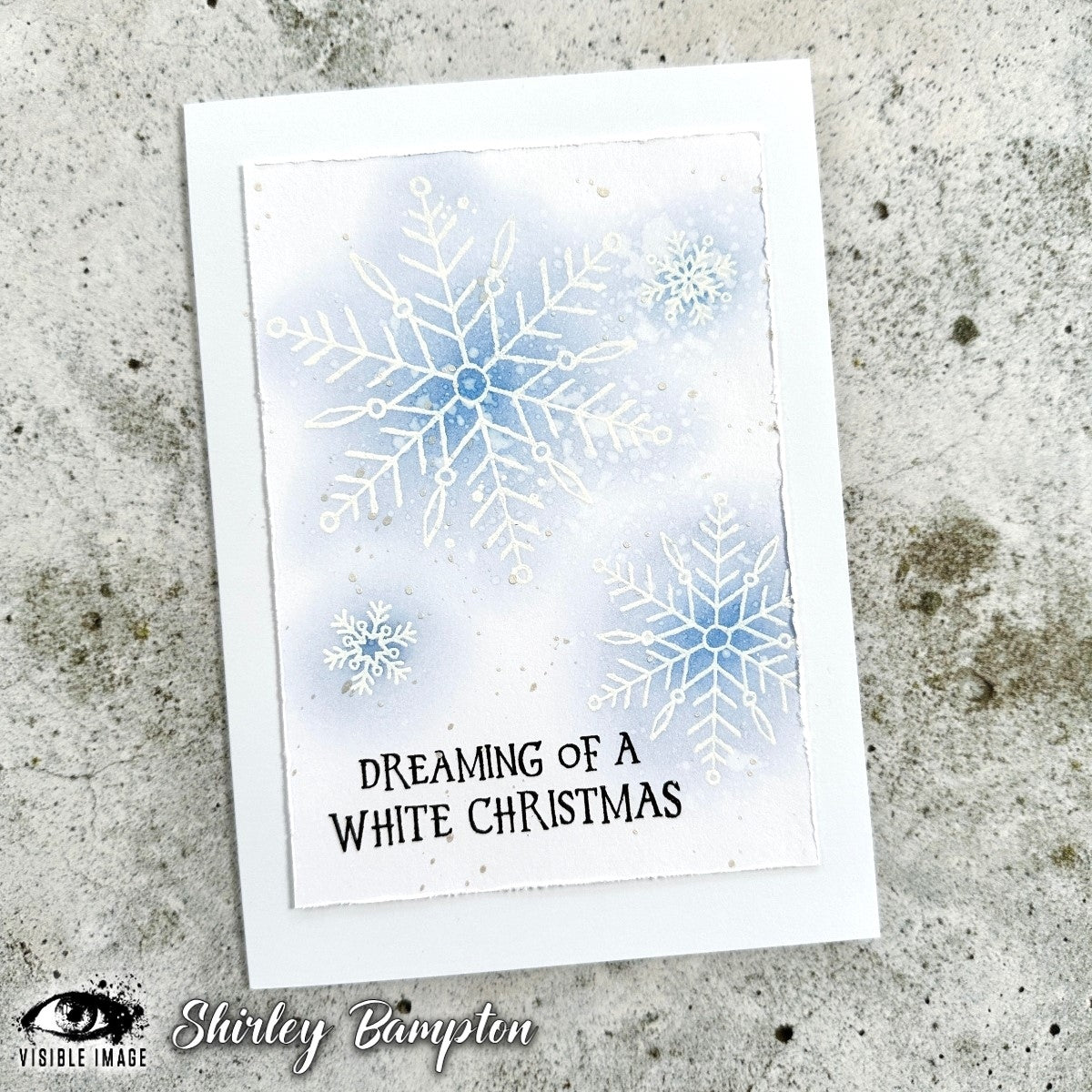 Visible Image Sketched Snowflakes - A6 Stamp Set