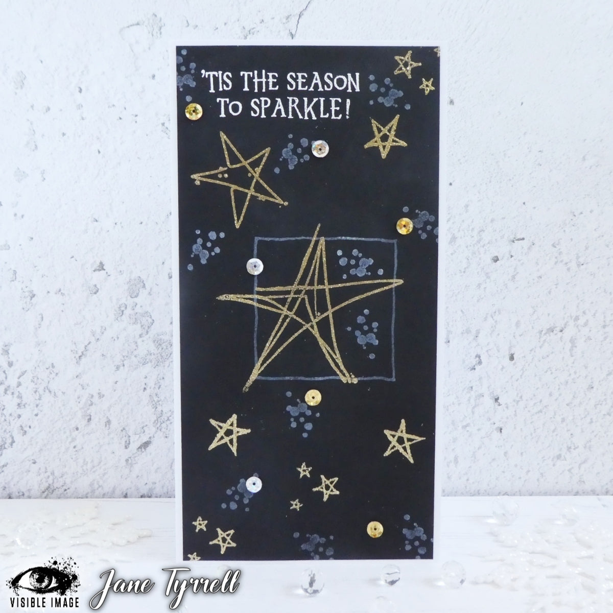 Visible Image Sketched Stars - A6 Stamp Set