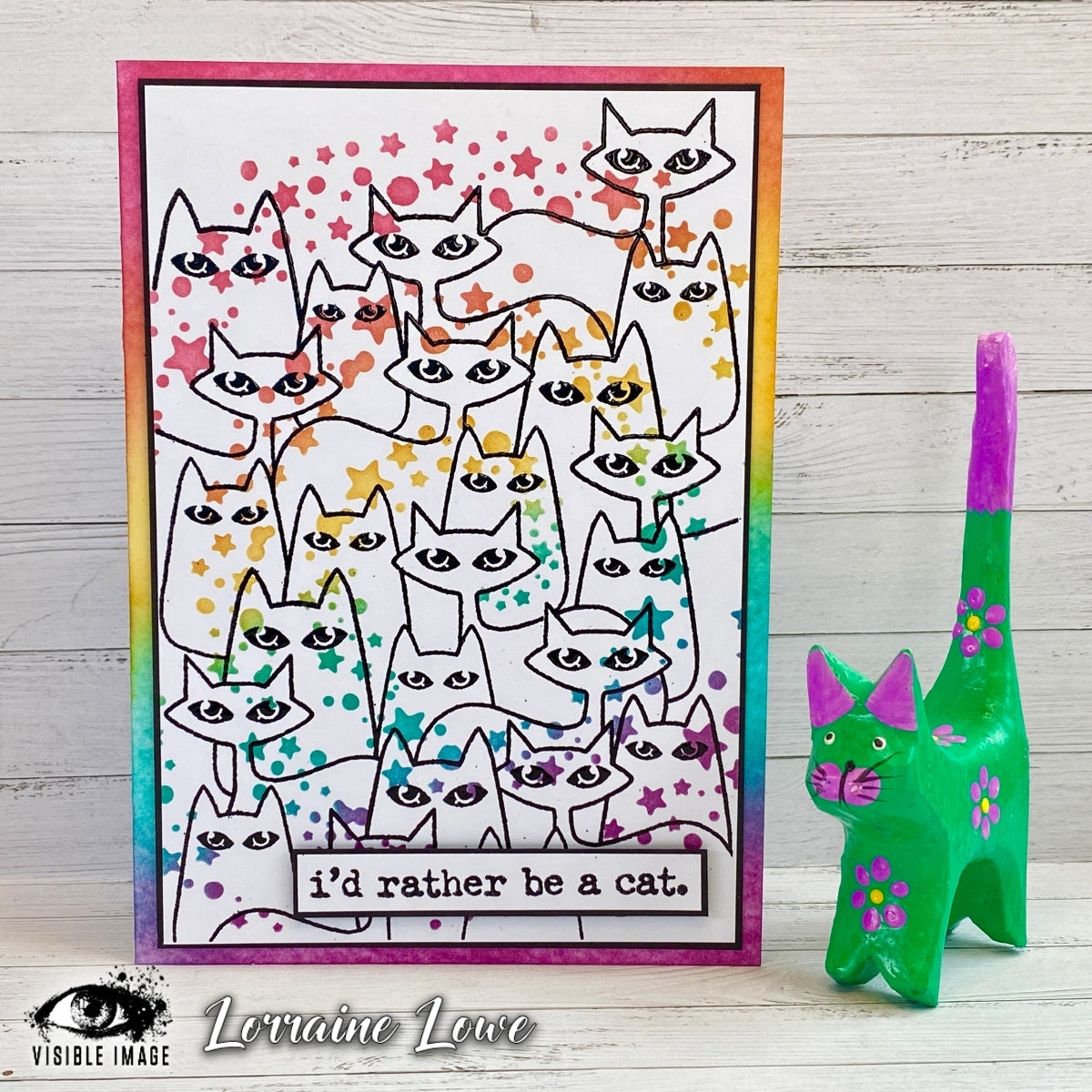 Visible Image Stardust Stencil - 6 x 6