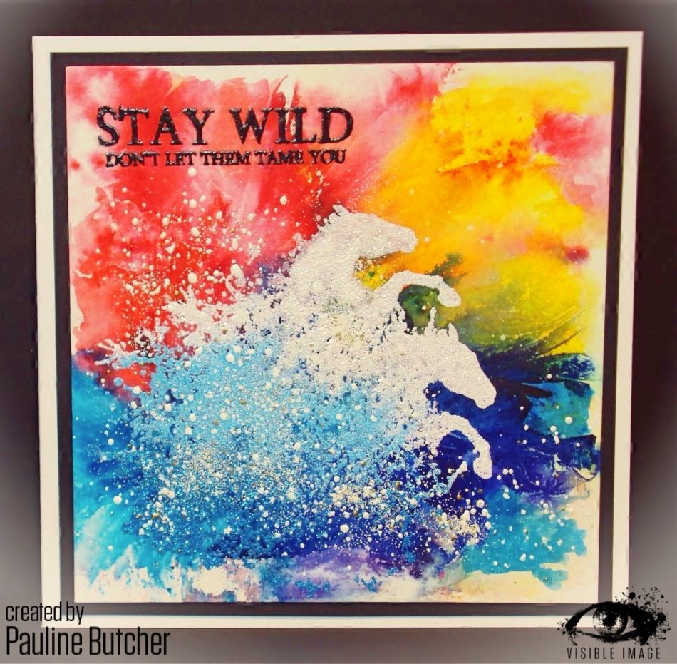 Visible Image Stay Wild - A6 Stamp Set