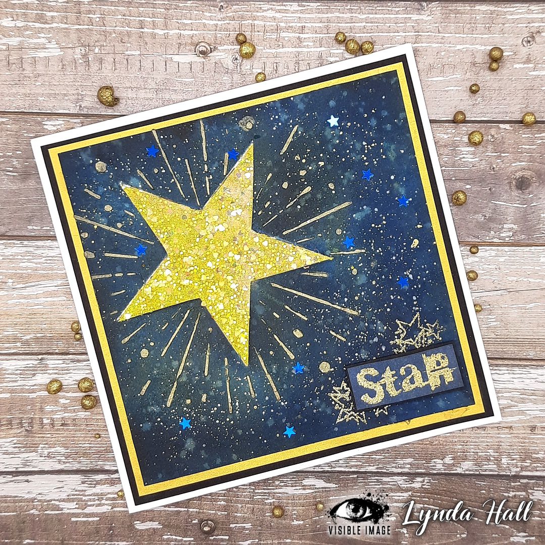 Visible Image Super Star Stencil - 6 x 6
