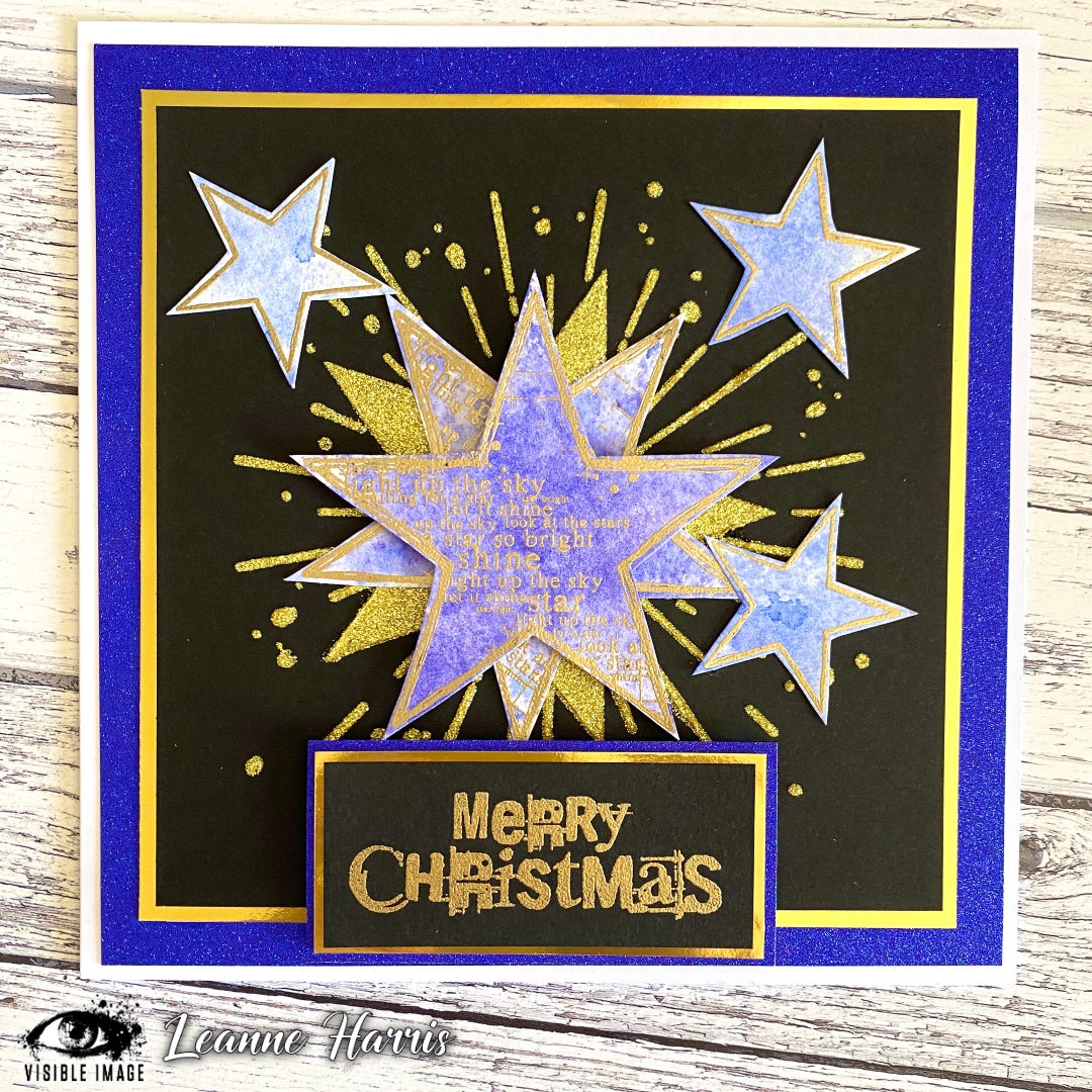 Visible Image Super Star Stencil - 6 x 6