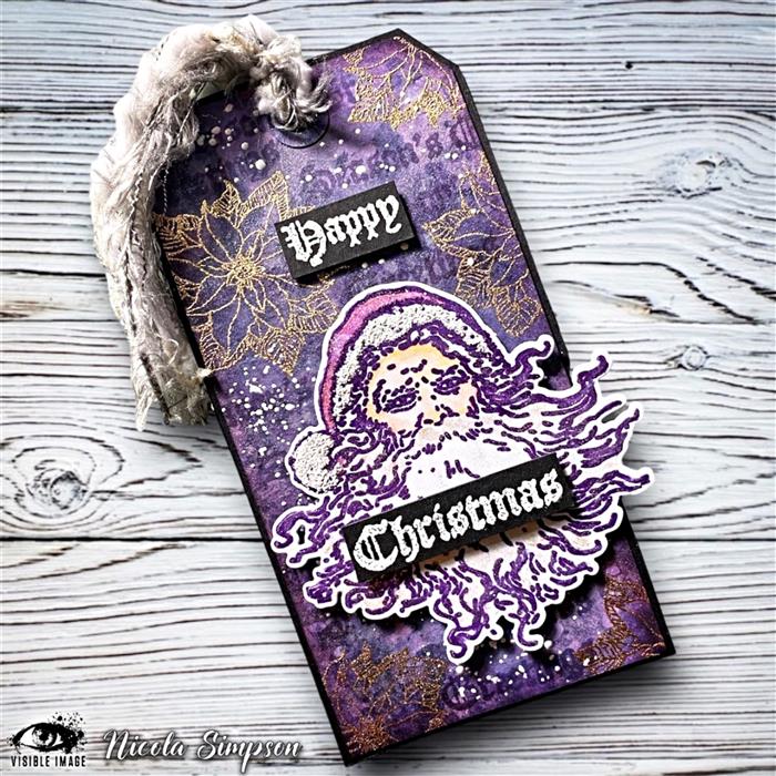 Visible Image Vintage Santa Co-ordinating Dies