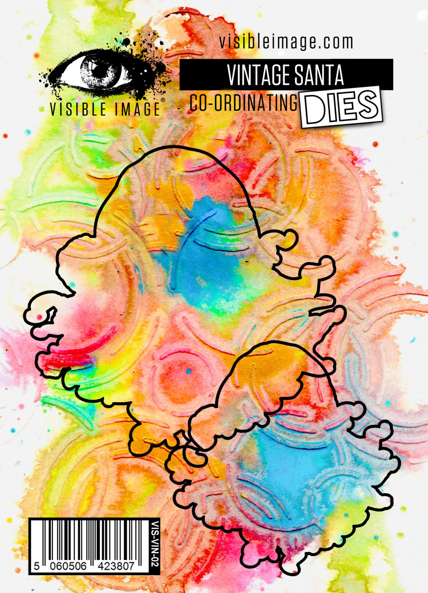 Visible Image Vintage Santa Co-ordinating Dies