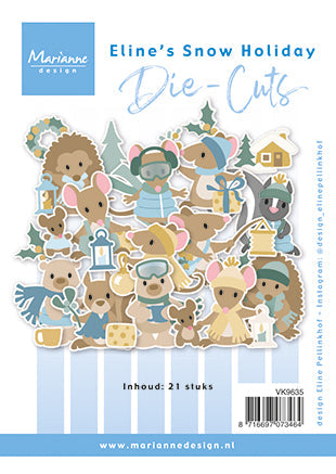 Marianne Design Die-cuts Eline's Snow holiday
