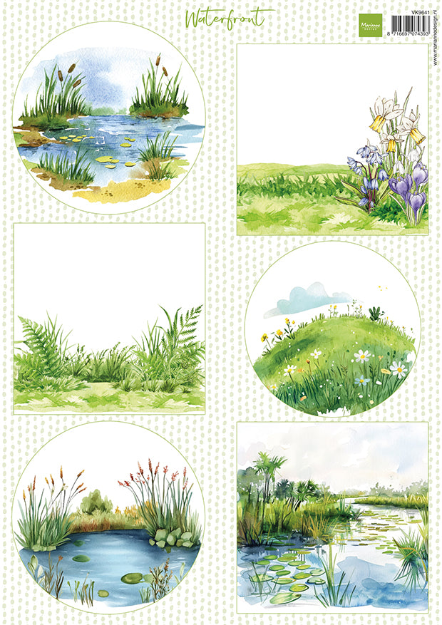 Marianne Design A4 Cutting Sheet - Waterfront