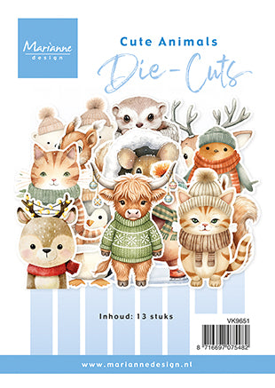 Marianne Design Die-Cuts - Cute Animals