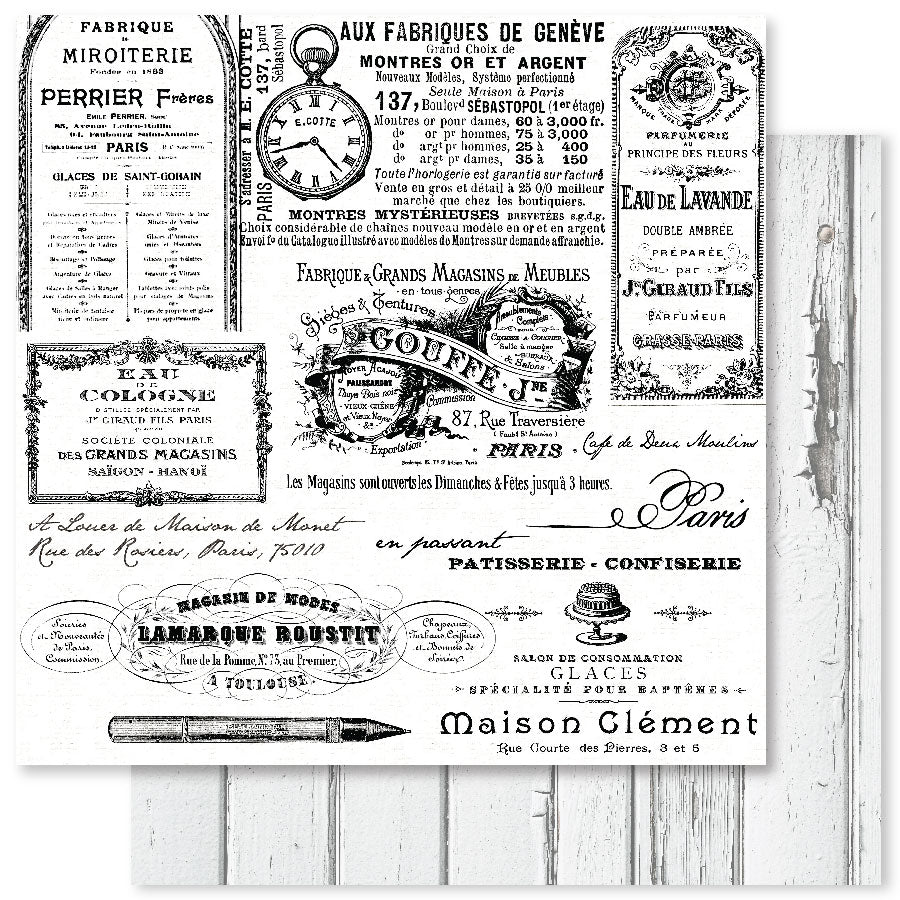 Vintage Backgrounds 1.0  F 12x12 Paper (12pc Bulk Pack) 32379