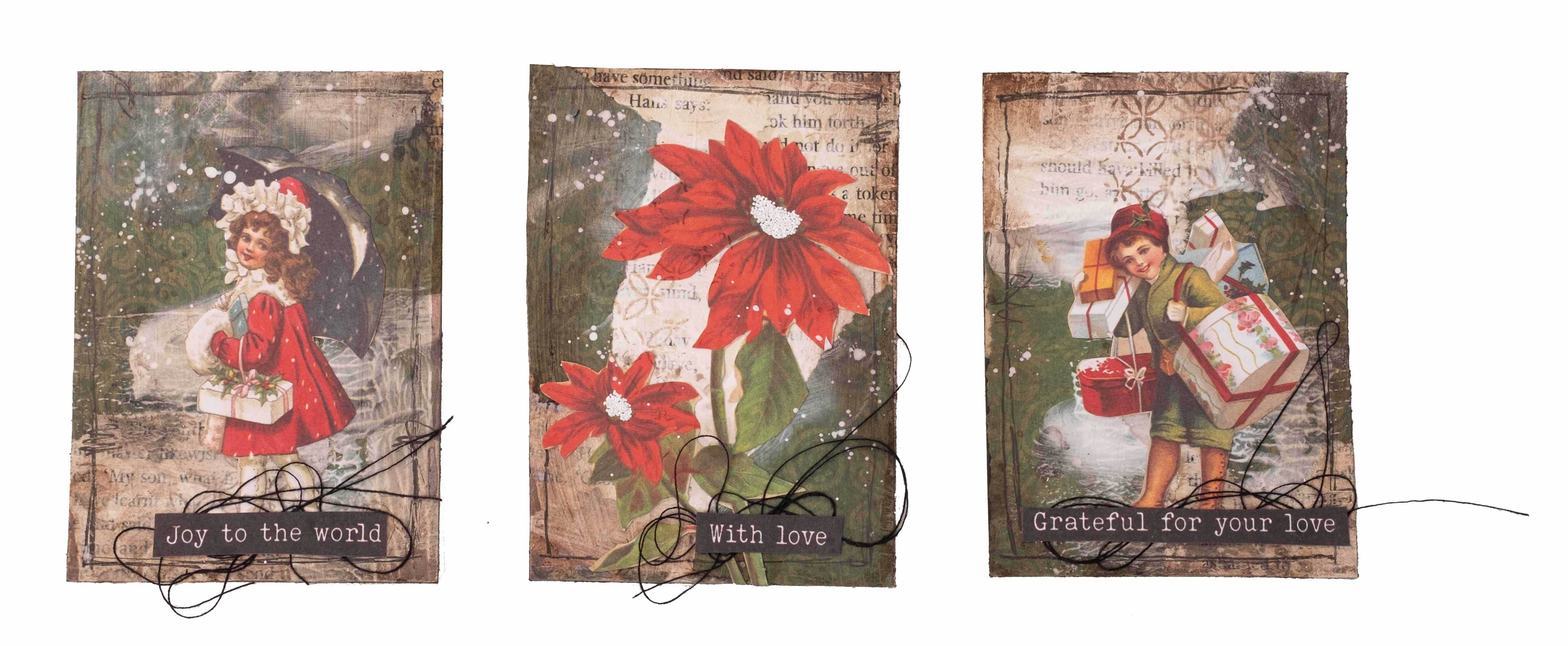 SL Mixed Paper Pad Vintage Christmas Essentials 36 Sheets