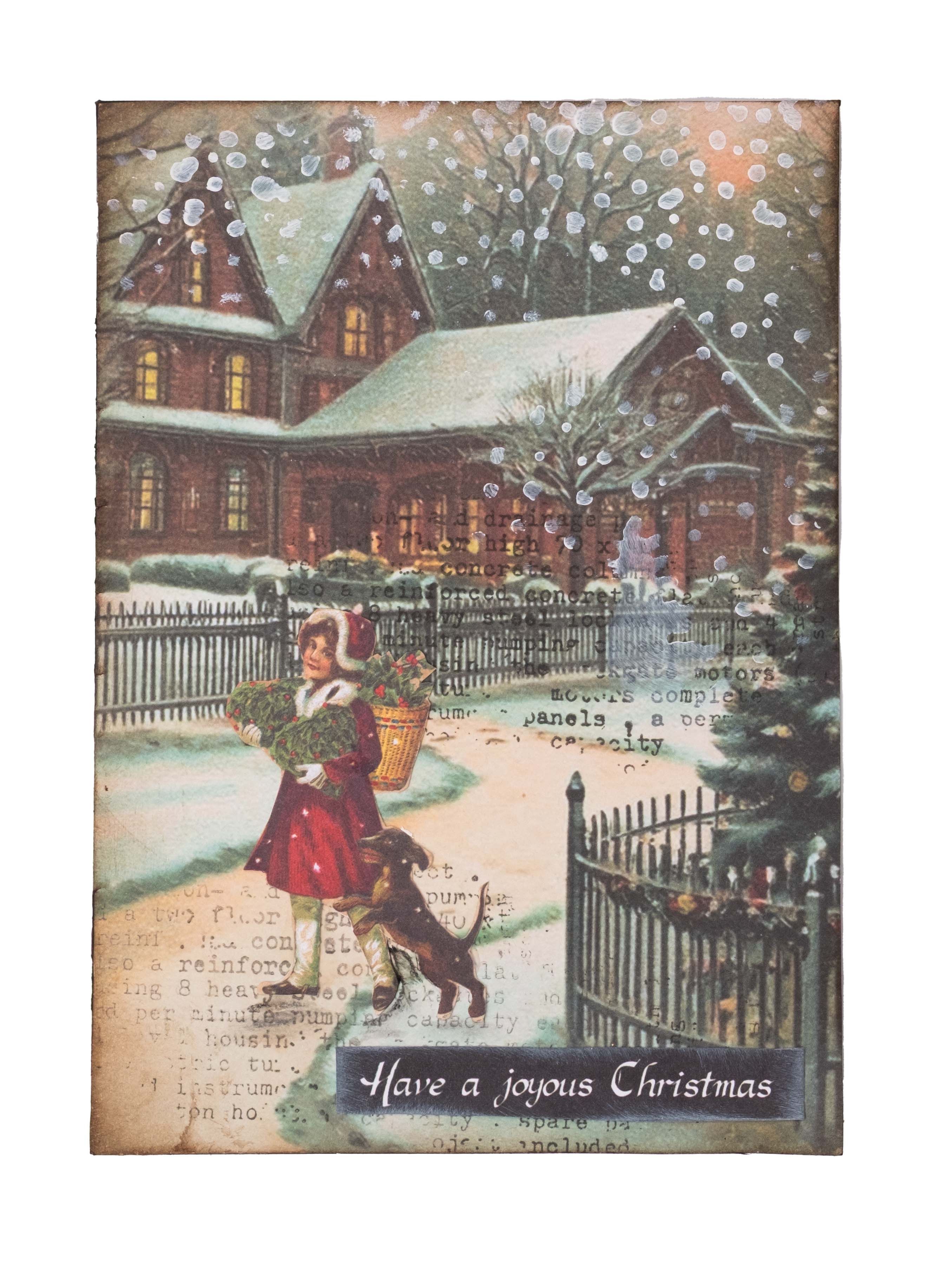 SL Mixed Paper Pad Vintage Christmas Essentials 36 Sheets