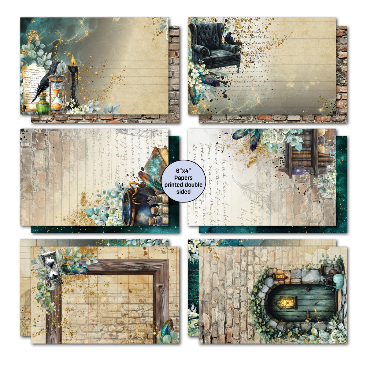 3Quarter Designs Wand Academy 6x4 Card Pack